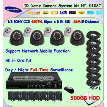 HT-5108 8CH CCTV System, CCTV Kit, Security System Kit 500gb HDD
